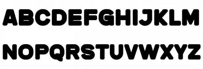 Jreng Schriftart Groß