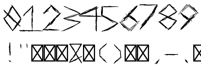 Jrudge Font OTHER CHARS