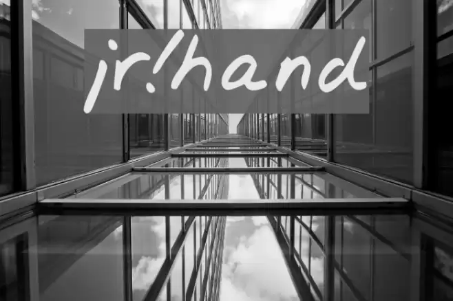 jr!hand Font examples