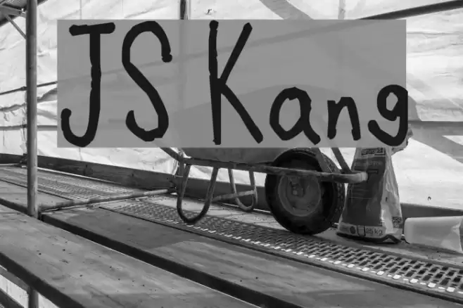 JS Kang Font examples