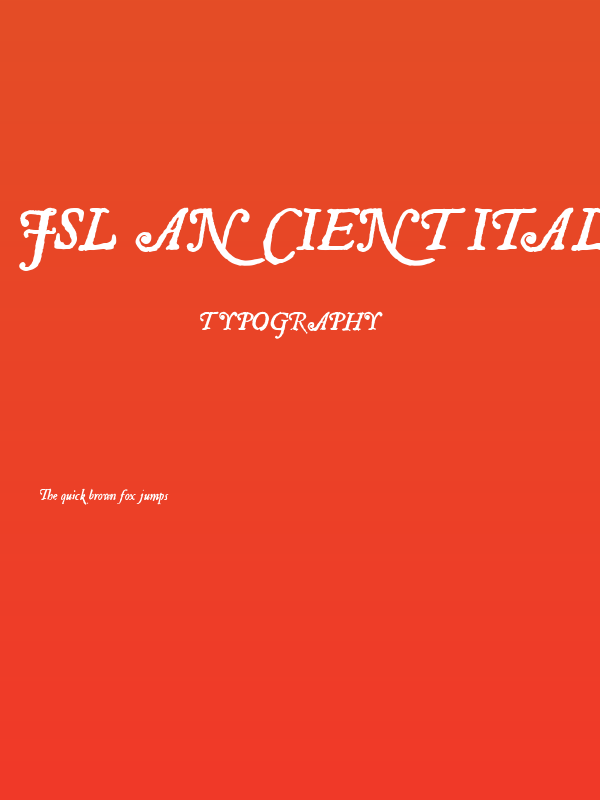 JSL Ancient Italic Poster