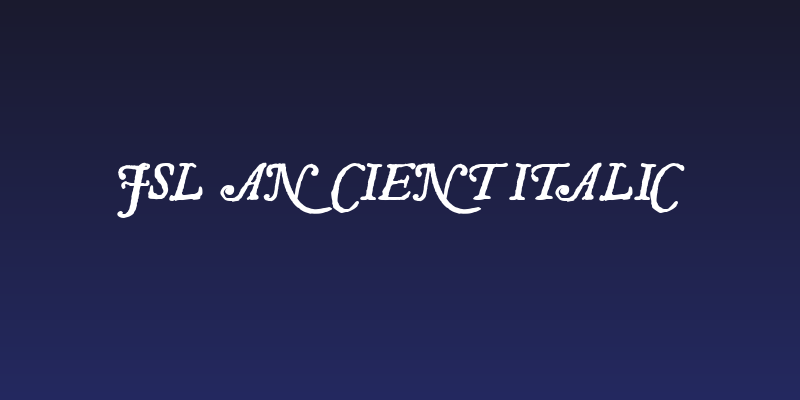 JSL Ancient Italic Social Header