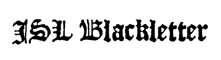 JSL Blackletter  لخطوط تنزيل