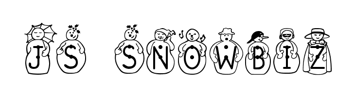 JS_Snowbiz  Frei Schriftart Herunterladen