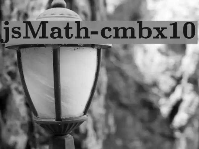 jsMath-cmbx10 フォント examples
