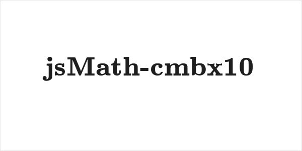 jsMath-cmbx10 Logo