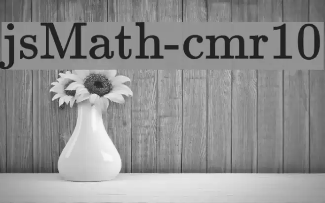 jsMath-cmr10 Шрифта examples