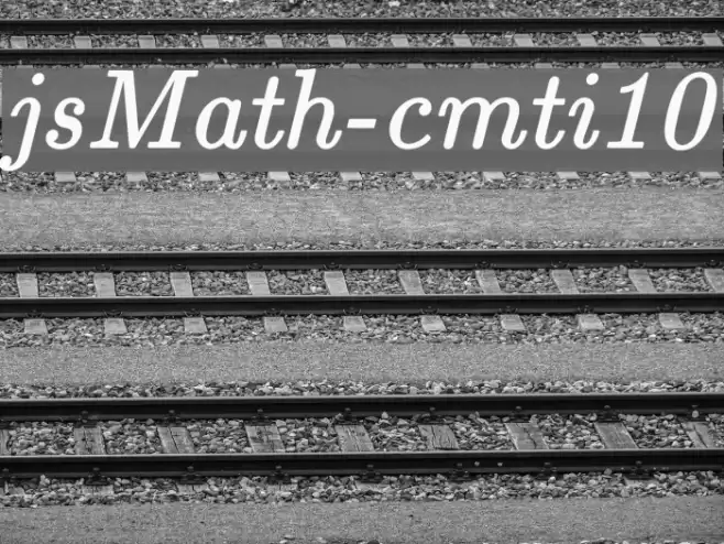 jsMath-cmti10 フォント examples