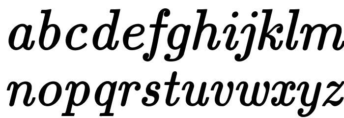 jsMath-cmti10 Font LOWERCASE