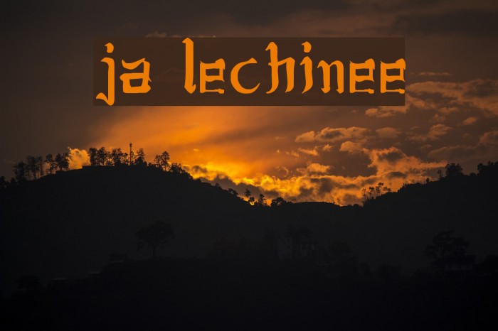 jsa lovechinese Font examples
