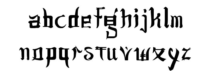 jsa lovechinese Font LOWERCASE