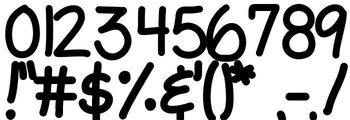 jsbdoublejointed Font OTHER CHARS