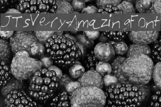 JTsVeryAmazingFont Font examples