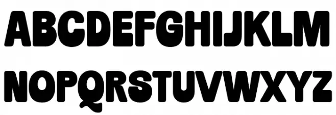JtGilboys-Regular Font UPPERCASE