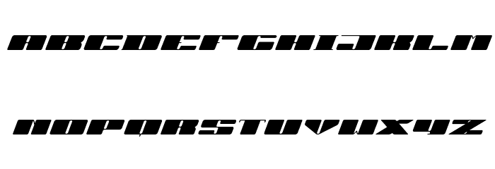 JUBY Rounded Black Italic Font LOWERCASE