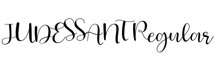 JUDESSANT Regular  Free Fonts Download