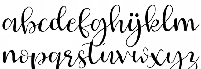 JUDESSANT Regular 字体 小写