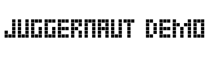 JUGGERNAUT demo  Frei Schriftart Herunterladen