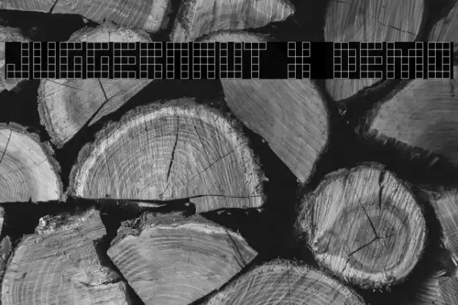 JUGGERNAUT x demo Font examples