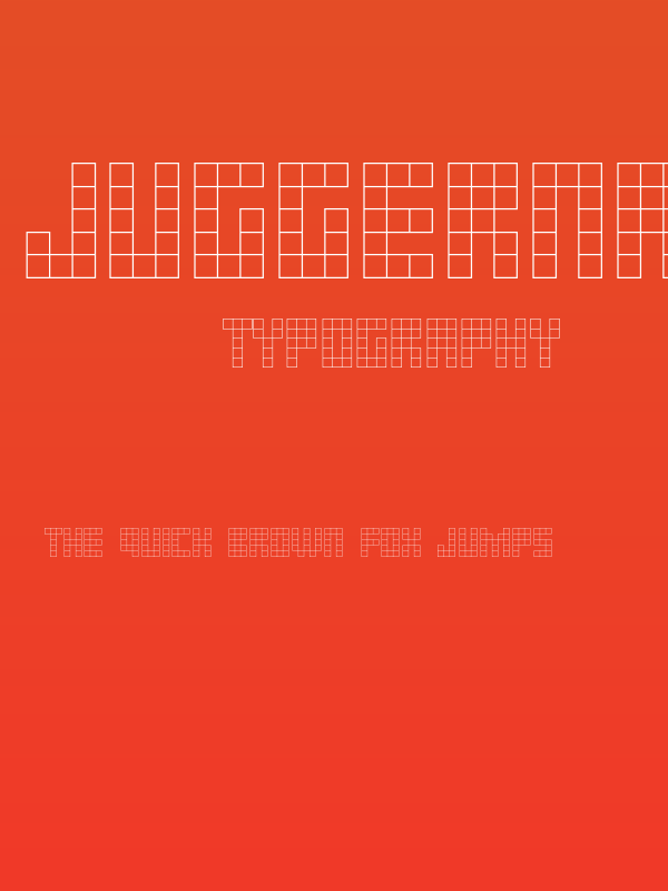 JUGGERNAUT x demo Poster