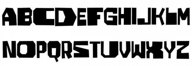 JUGGLERdemo Шрифта ВЕРХНИЙ