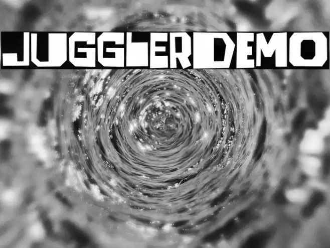 JUGGLERdemo Font examples
