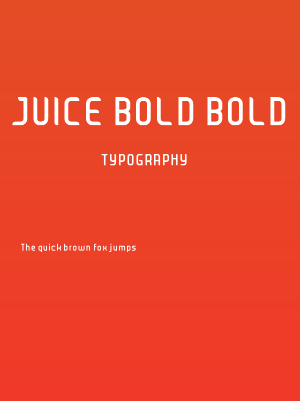 JUICE Bold Bold Poster