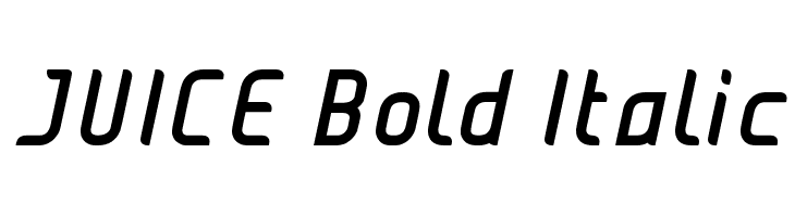 JUICE Bold Italic  Fuentes Gratis Descargar