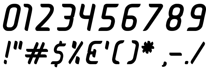 JUICE Bold Italic Font OTHER CHARS