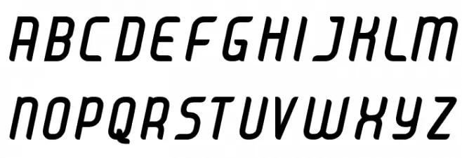 JUICE Bold Italic 字体 大写