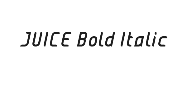 JUICE Bold Italic Logo