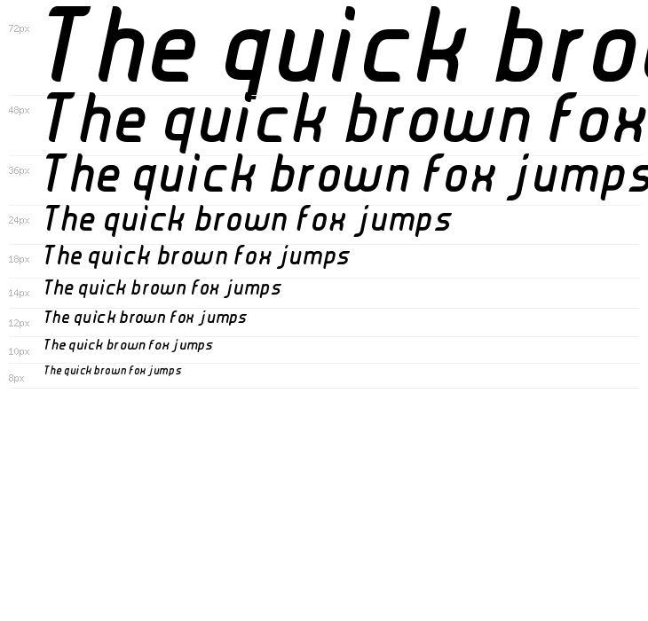 JUICE Bold Italic Waterfall