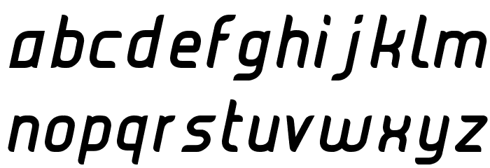 JUICE Bold Italic Font LOWERCASE