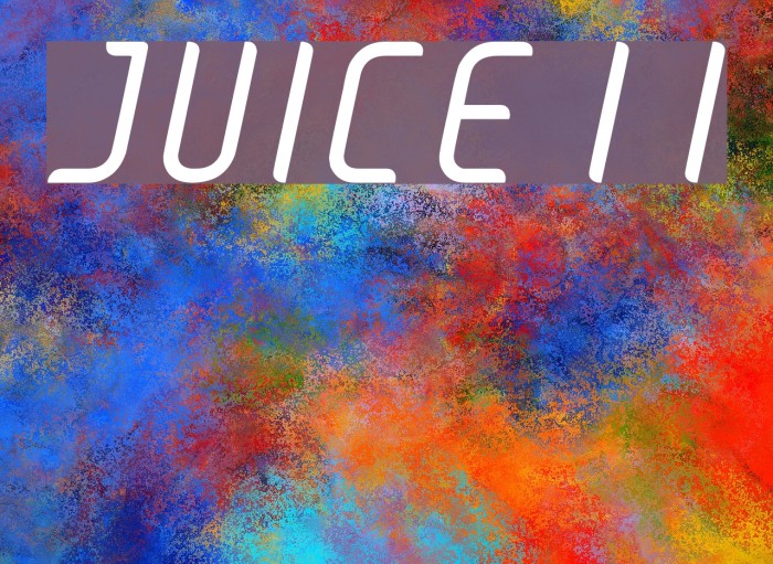 JUICE Italic Italic Font examples