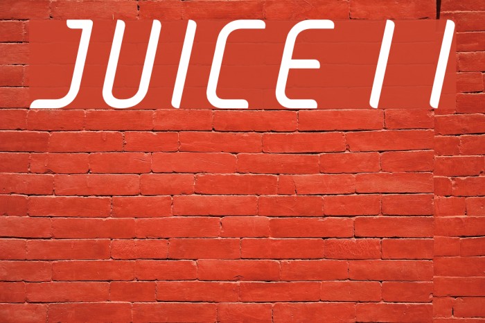 JUICE Italic Italic Font examples