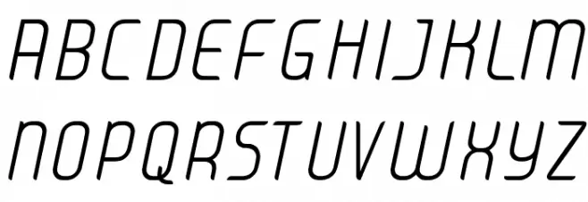 JUICE Light Italic Italic Schriftart Groß