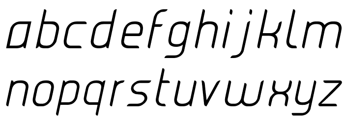 JUICE Light Italic Italic Fonte MINÚSCULAS