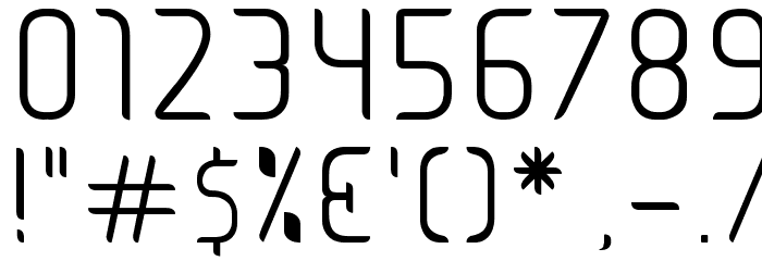 JUICE Light Font OTHER CHARS