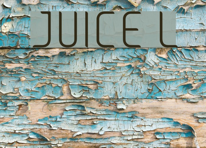 JUICE Light Font examples