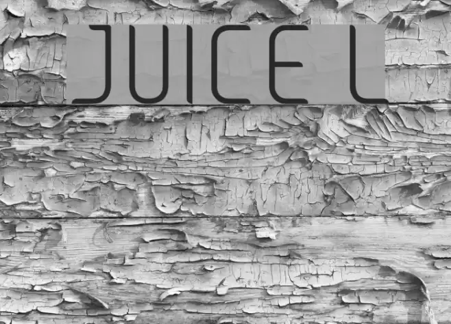 JUICE Light フォント examples