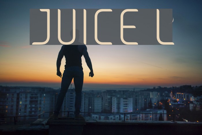 JUICE Light Font examples