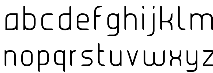 JUICE Light Font LOWERCASE
