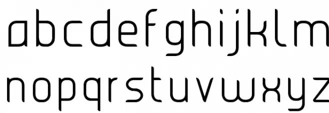 JUICE Light フォント 小文字