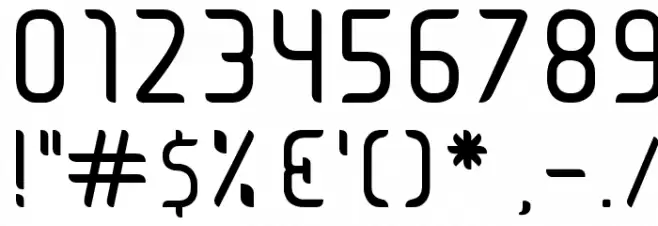 JUICE Regular Font OTHER CHARS