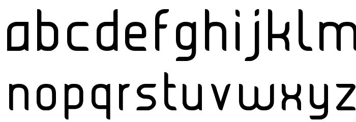 JUICE Regular Font LOWERCASE