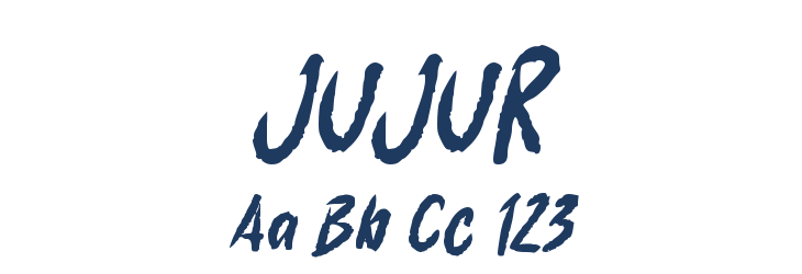 JUJUR Font Preview