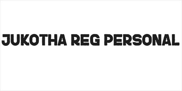 JUKOTHA Reg Personal Logo