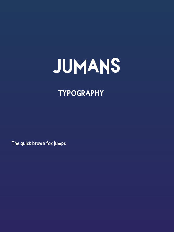JUMANS Poster