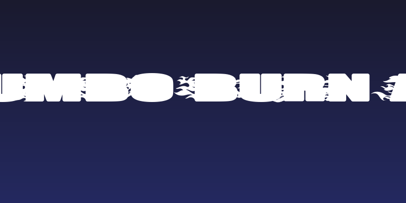 JUMBO BURN A Social Header