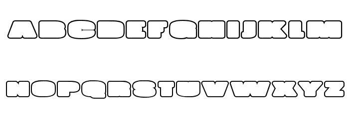 JUMBO BURN A Font LOWERCASE